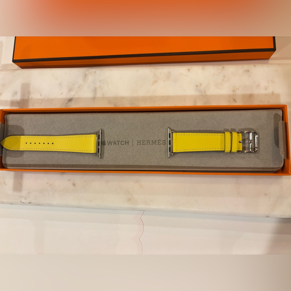 Hermès Apple Watch Band 41mm Lime Single Tour